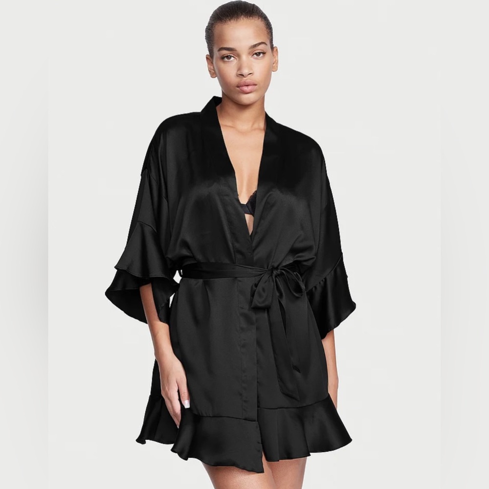 VICTORIA'S SECRET Georgette Flounce Robe